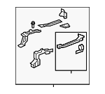 65610SJAA01ZZ - Body: Rail Assembly for Acura Image