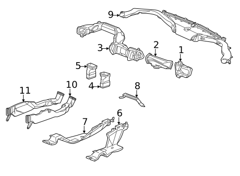 Ducts for 2009 Acura TSX #0