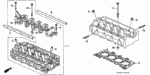 12251P2J004 - : Gasket, Cylinder Head (Nippon Leakless) for Honda Image