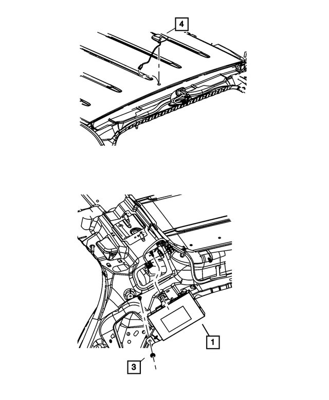 5064261AH - Electrical: Satellite Receiver for Chrysler: Town &amp; Country | Dodge: Grand Caravan Image