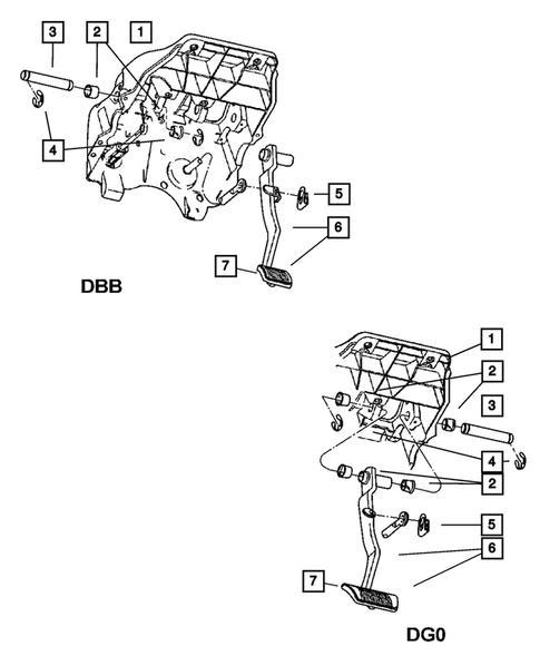 Brake Pedals for 2007 Dodge Ram 3500 #1