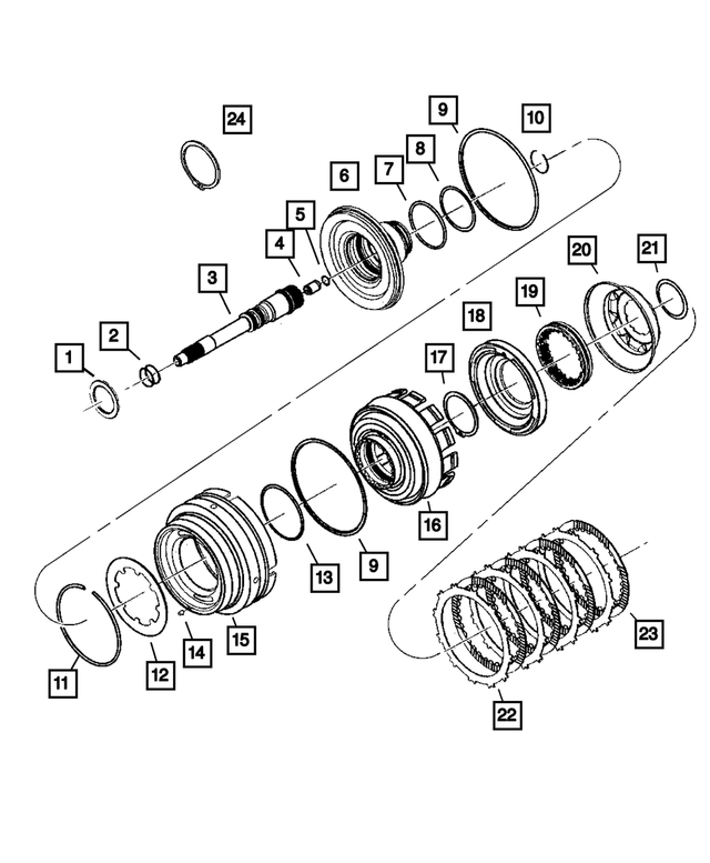 4799088 - Automatic Transmission Multi-Speed: Transmission Snap Ring for Mopar Image