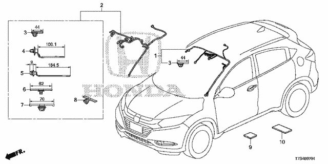 Wire Harness (5) for 2019 Honda HR-V #0