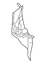 2166300289 - Body: Tail Lamp Pocket for Mercedes-Benz Image