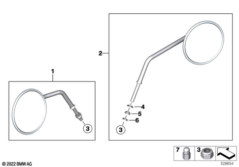 Mirrors, Trim, Storage Compartments for 2020 BMW-Motorrad R 18 B #0