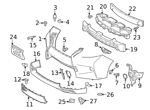 Switches & Sensors for 2015 Lexus RX350 #1