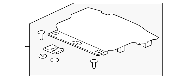 2017-2021 Honda Civic Spare Tire Compartment Cover 84521-TGK-E72ZA