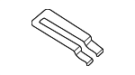 85640GG000RBQ - Body: Pkg Tray Trim Guide for Kia Image