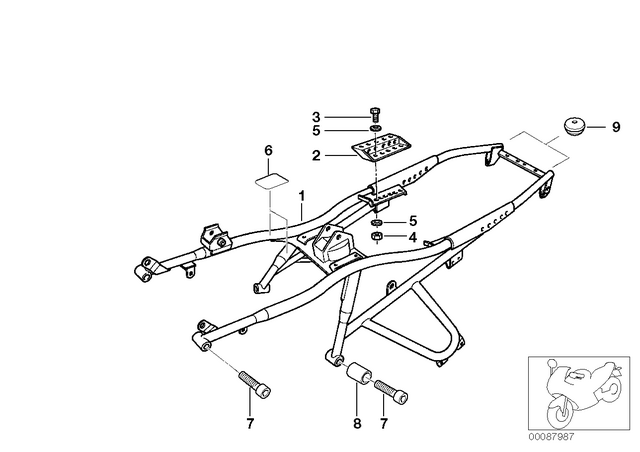 46512314464 - : Holder for BMW-Motorrad Image