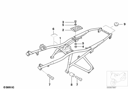 Motorcycle Frame for 1998 BMW-Motorrad R 1100 GS #1