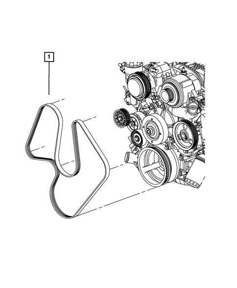 Drive Belts for 2013 Jeep Grand Cherokee #0