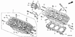 12204PJ7305 - Engine: GUIDE, VALVE (OVER SIZE) for Honda Image