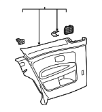 5K3867043AHYLU - Body: Lower Quarter Trim for Volkswagen Image