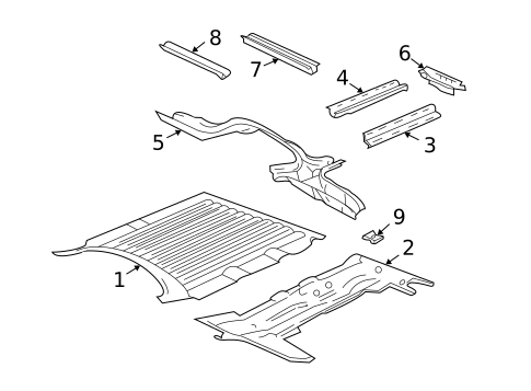 Floor for 2017 GMC Savana 2500 #1
