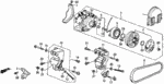 38011PC6662 - : Clutch Set, Compressor for Honda Image