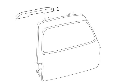 Spoiler for 2008 Lincoln Navigator #0