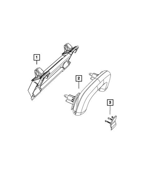 Headliners - Visors - Assist Straps for 2022 Dodge Durango #2