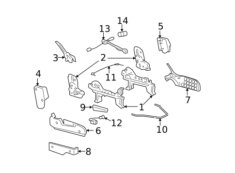 Tracks & Components for 2006 Pontiac Torrent #0
