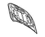5H0823031H - Body: Hood for Volkswagen Image