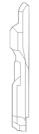 17115A4EF63 - Cooling System: Side Seal for BMW: 323Ci, 323i, 325Ci, 325i, 325xi, 328Ci, 328i, 330Ci, 330i, 330xi, M3 Image