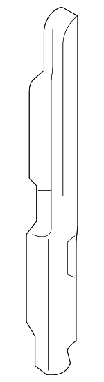 17115A4EF64 - Cooling System: Side Seal for BMW: 323Ci, 323i, 325Ci, 325i, 325xi, 328Ci, 328i, 330Ci, 330i, 330xi, M3 Image