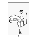 17112283344 - Cooling System: Reservoir Assembly for BMW: M3 Image
