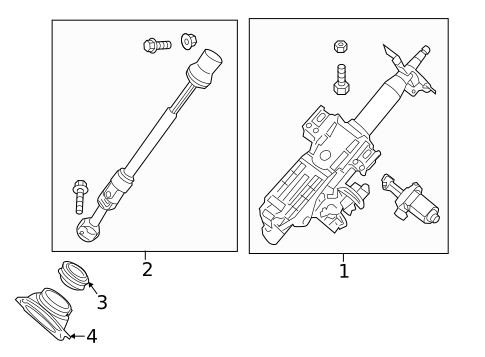 Steering Column Assembly for 2016 Nissan Murano #0