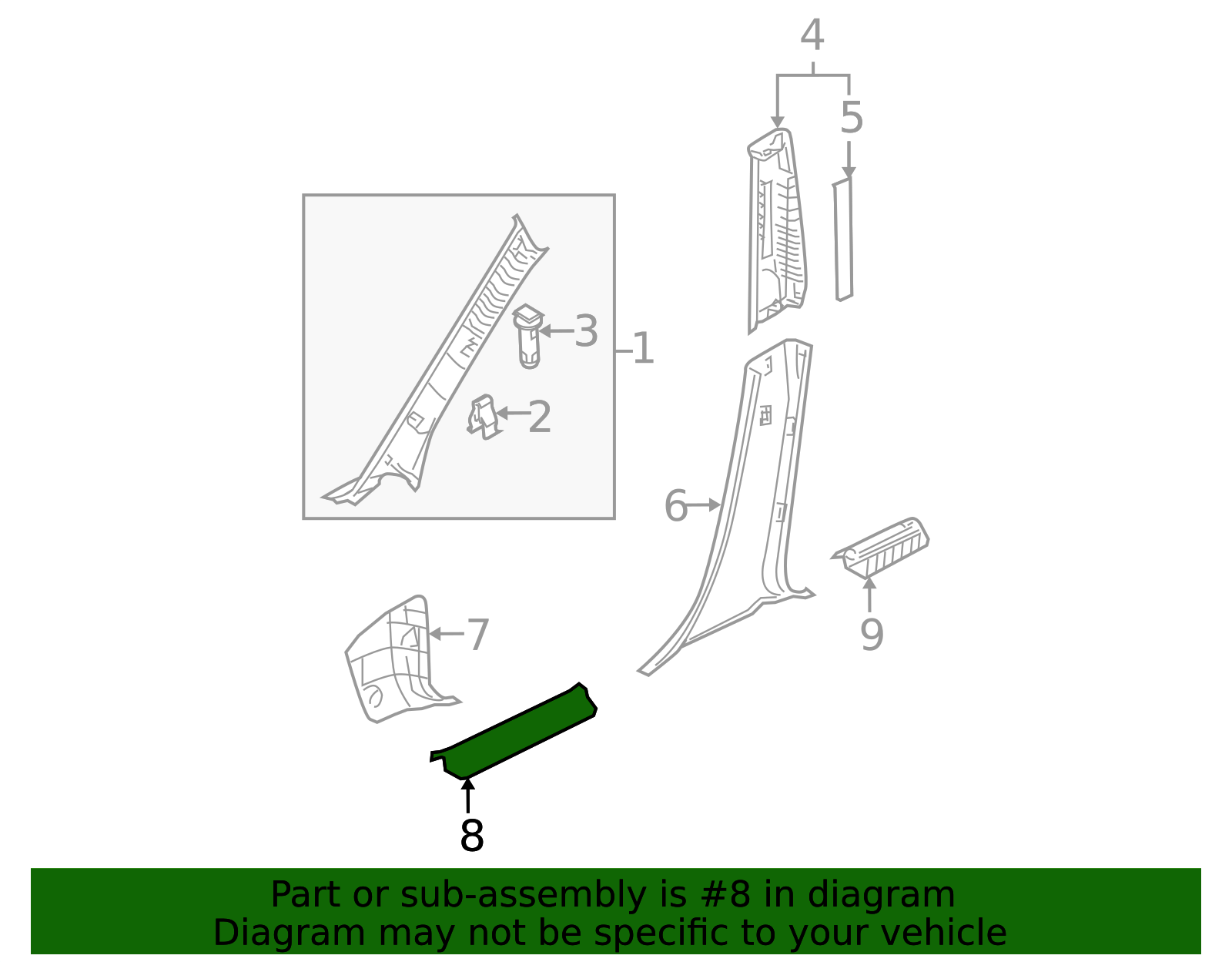 2010-2013 Mazda 3 Door Sill Plate BBM4-68-720B-02 | OEM Parts Online