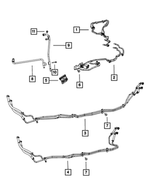 55057216AG - Air Conditioners and Heaters: Jumper Hose And Tube for Mopar Image