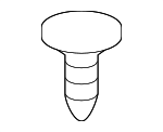 W706635SSW - Body: Rear Trim Panel Retainer for Ford Image