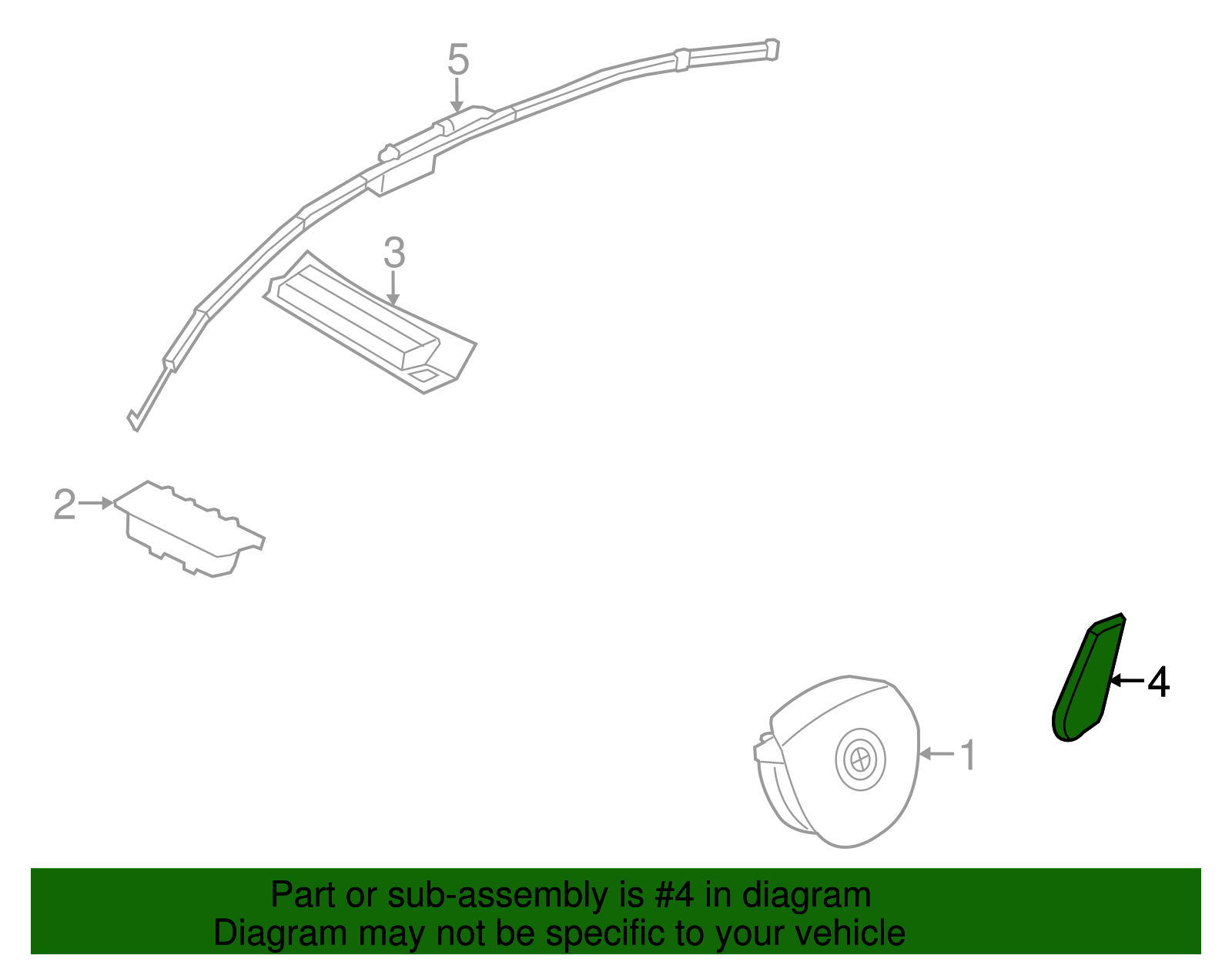 Ft Seat Air Bag - BMW (72127949992)