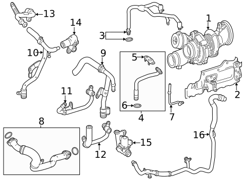 Turbo Charger for 2022 Mercedes-Benz GLS63 AMG #0