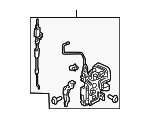 72112SDNA03 - Body: Lock Assembly for Honda: Accord Image