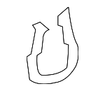 72123SR0003 - Body: Handle, Outside Snap Ring for Honda: Accord, Civic, Civic del Sol, CR-V, Element, Insight, Odyssey, Pilot, Prelude, Ridgeline, S2000 Image