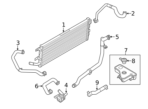Radiators, Coolers & Related Components for 2012 Lincoln MKZ #1