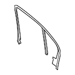 51357259709 - Body: Frame Cover for BMW: 320i, 320i xDrive, 328d, 328d xDrive, 328i, 328i xDrive, 330e, 330i, 330i xDrive, 335i, 335i xDrive, 340i, 340i xDrive, ActiveHybrid 3, M3 Image