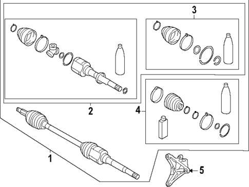 Drive Axles for 2025 Mitsubishi Outlander PHEV #2