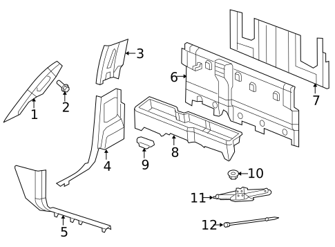 Interior Trim - Cab for 2016 Ram 3500 #2