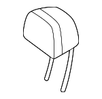 29797021021D05 - Body: Headrest, Outer for Mercedes-Benz Image