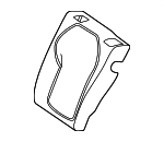 29792038009E43 - Body: Seat Back Cover for Mercedes-Benz Image