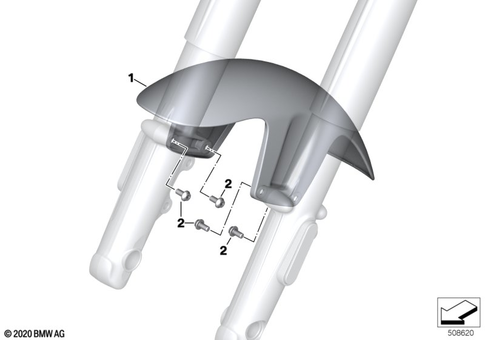Front Wheel Fender for 2021 BMW-Motorrad R 18 #0