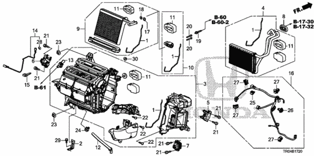 Heater Unit for 2012 Honda Civic #0