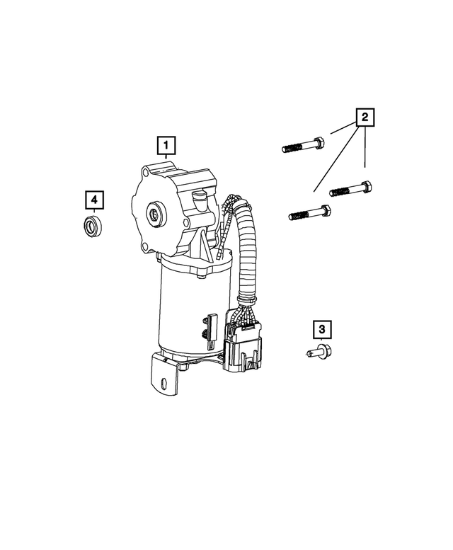 68089747AA - Transfer Case and Power Transfer Unit: Bolt for Mopar Image