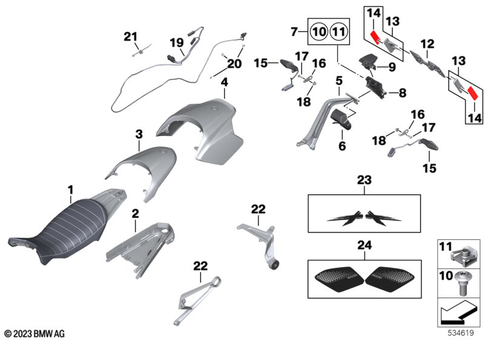 Ergonomics & Comfort for 2024 BMW-Motorrad R nineT Urban G/S #0