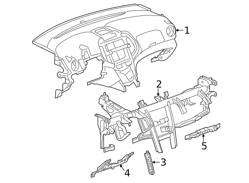 Instrument Panel for 2016 Chevrolet Sonic #0
