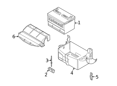 Battery & Related Components for 2015 Ford E-350 Super Duty #1