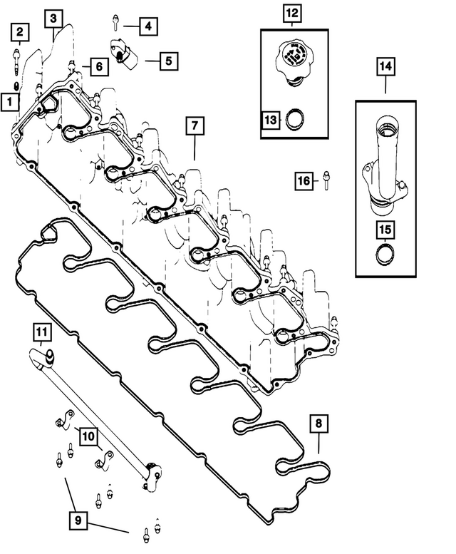 68724318AA - Engine: Heat Shield for Mopar Image image
