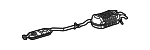 2094900621 - Exhaust: Exhaust Muffler for Mercedes-Benz Image