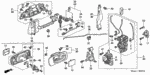 93500030080H - Body/Air Conditioning: SCREW, PAN (3X8) for Honda Image