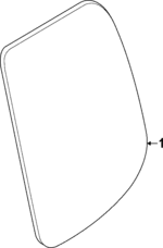 823009BU1B - : Door Glass for Nissan: Frontier Image